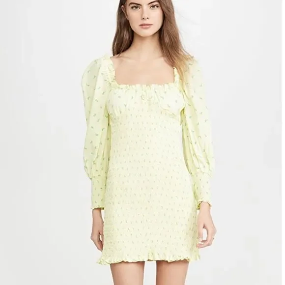 NWT Faithful The Brand Gombardy Mini Dress in Bisset Floral - Picture 2 of 16